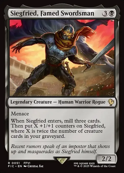 Siegfried, Famed Swordsman - Foil