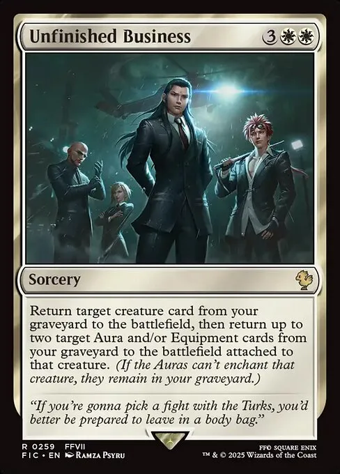 Unfinished Business - Foil