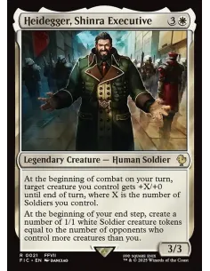 Heidegger, Shinra Executive - Foil