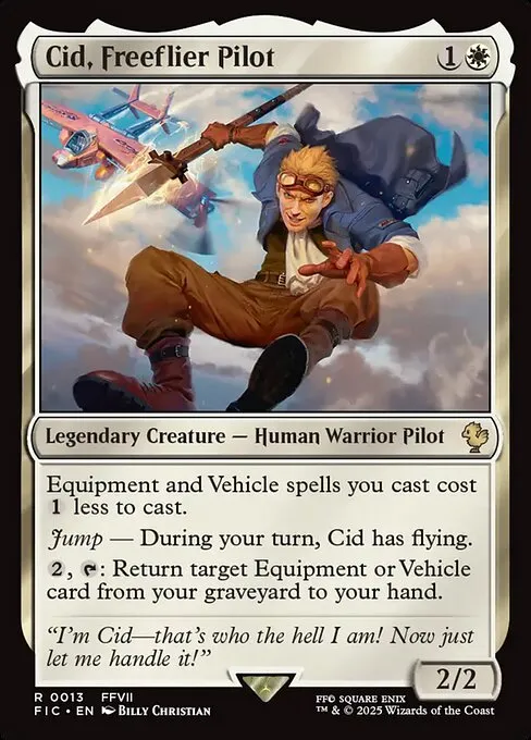 Cid, Freeflier Pilot - Foil