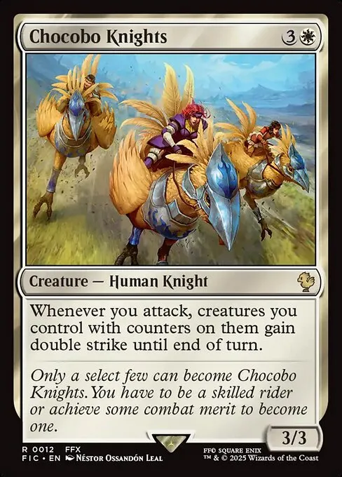 Chocobo Knights - Foil