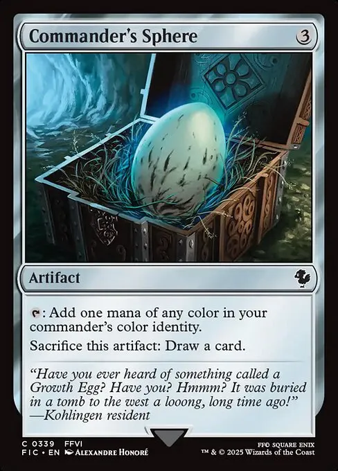 Commander's Sphere - Foil