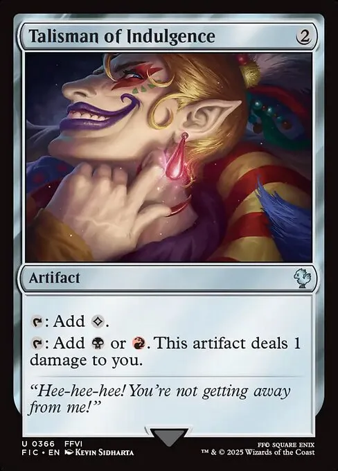 Talisman of Indulgence - Foil