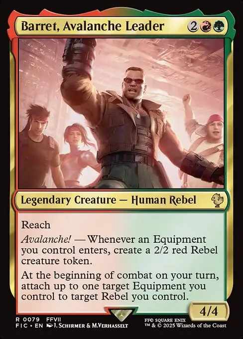 Barret, Avalanche Leader - Foil