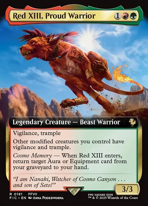 Red XIII, Proud Warrior - Foil