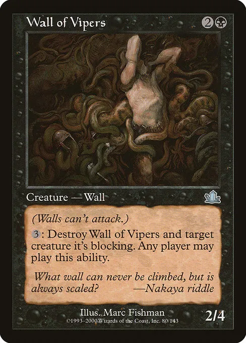 Wall of Vipers - Foil