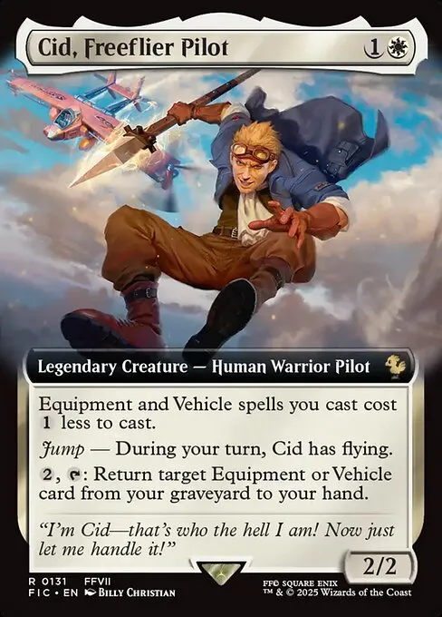 Cid, Freeflier Pilot - Foil