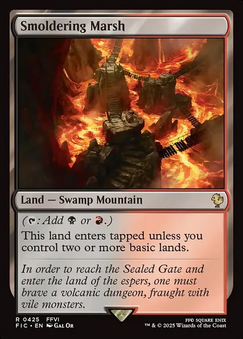 Smoldering Marsh - Foil
