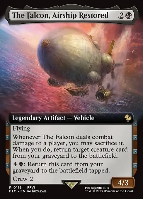 The Falcon, Airship Restored - Foil