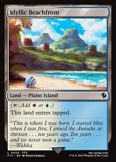 Idyllic Beachfront - Foil