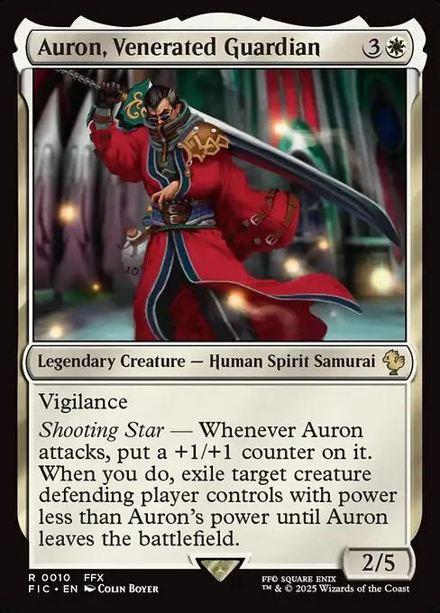 Auron, Venerated Guardian - Foil