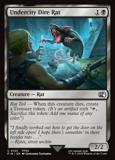 Undercity Dire Rat - Foil