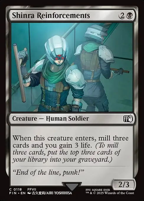 Shinra Reinforcements - Foil