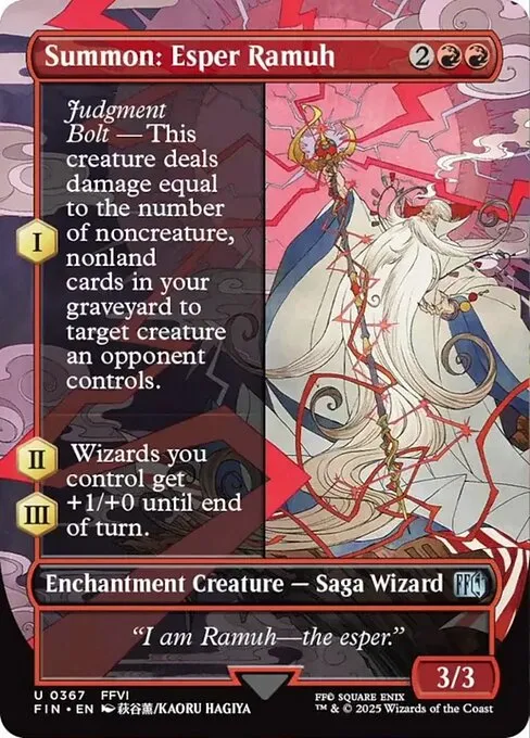 Summon: Esper Ramuh - Foil