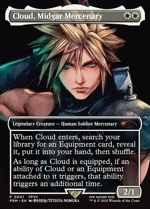 Cloud, Midgar Mercenary - Foil