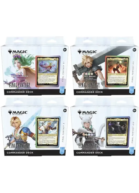 FINAL FANTASY: COMMANDER DECK SET - Collector's Edition (4 decks)