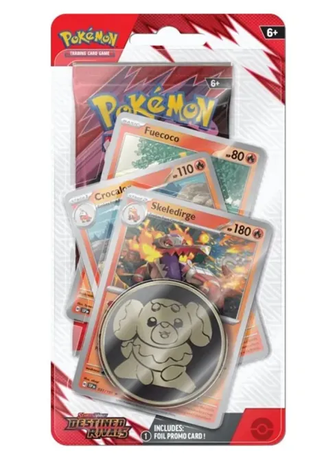 POKÉMON: SV - Scarlet & Violet 10: DESTINED RIVALS - Premium Blister (SKELEDIRGE)