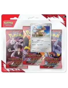 POKÉMON: SV - Scarlet & Violet 10: DESTINED RIVALS - 3 Pack Blister (KANGASKHAN)