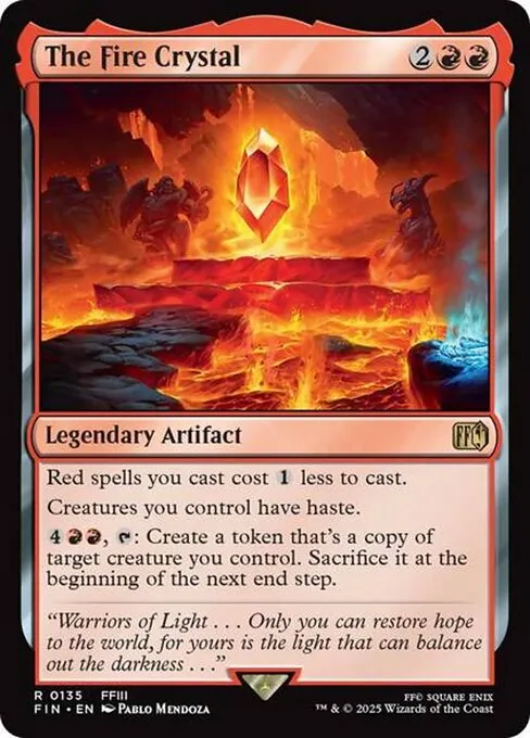 The Fire Crystal - Foil
