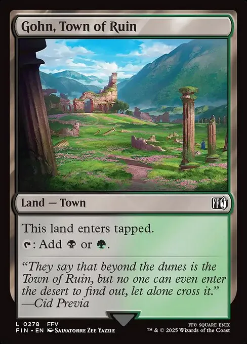 Gohn, Town of Ruin - Foil