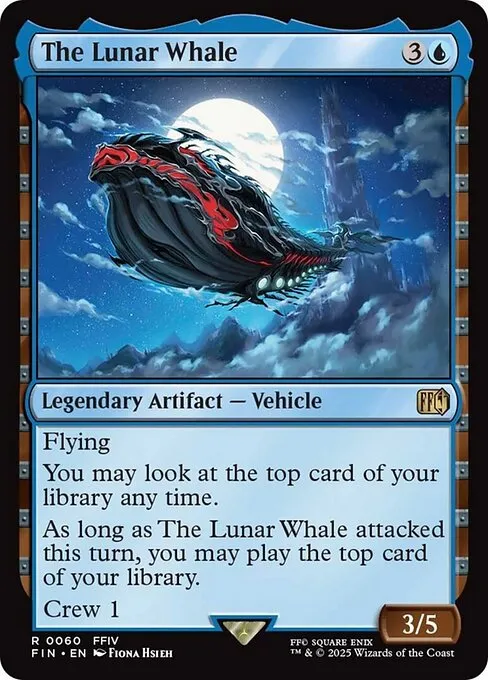 The Lunar Whale - Foil