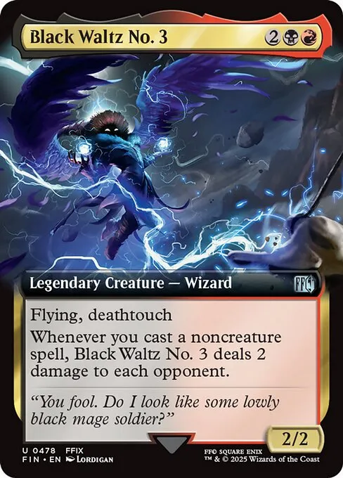 Black Waltz No. 3 - Foil