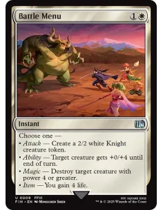 Battle Menu - Foil