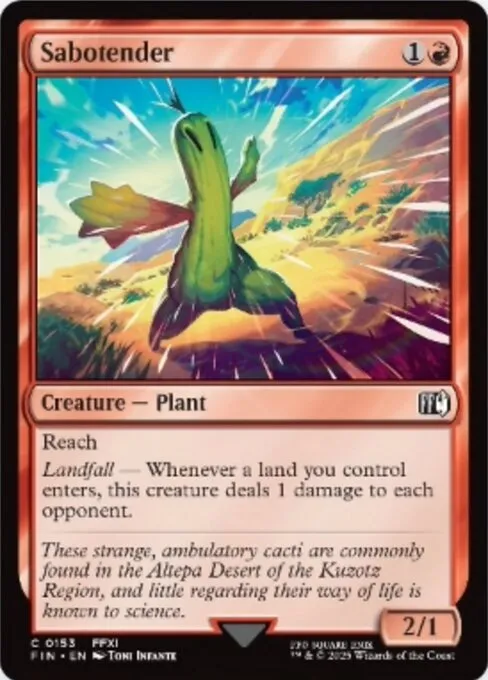 Sabotender - Foil