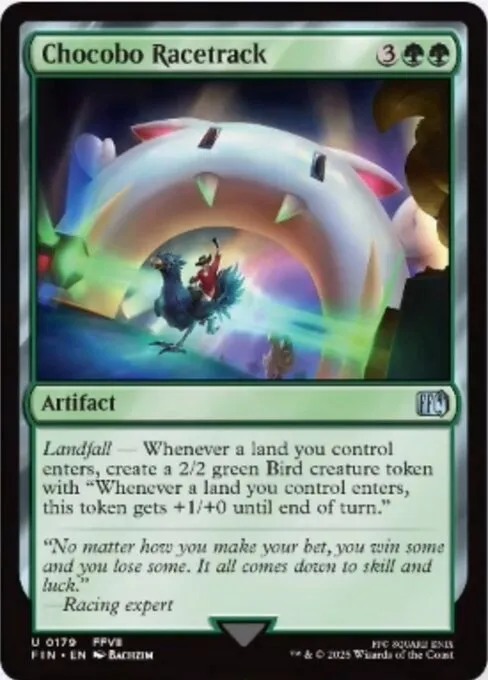 Chocobo Racetrack - Foil