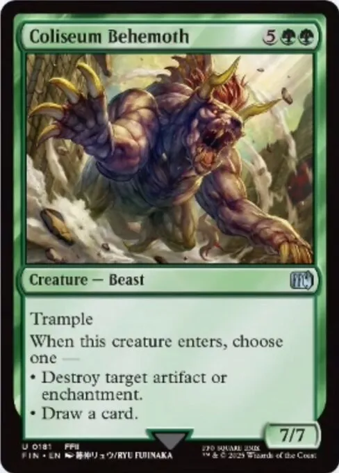 Coliseum Behemoth - Foil