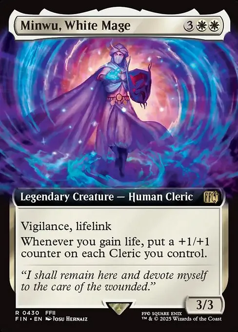 Minwu, White Mage - Foil