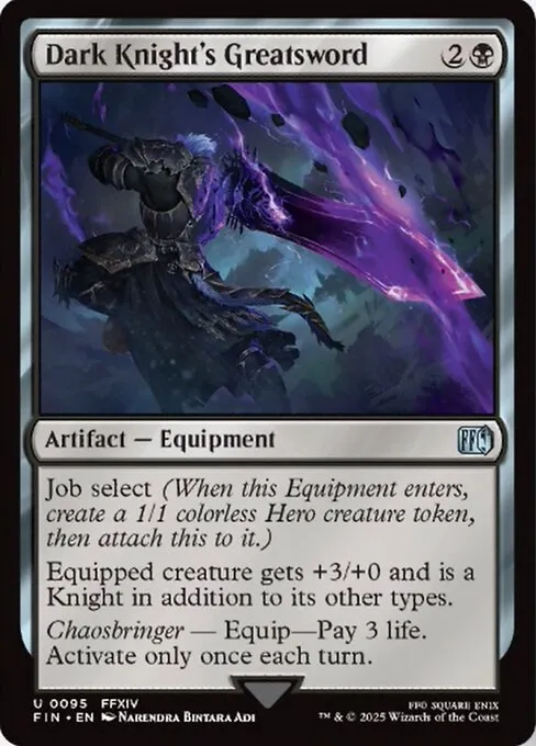 Dark Knight's Greatsword - Foil