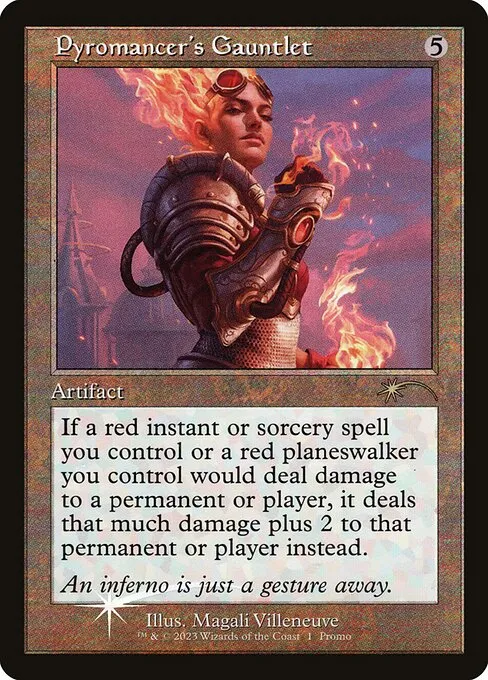 Pyromancer's Gauntlet - Foil