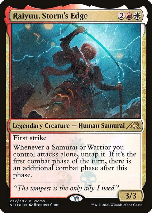 Raiyuu, Storm's Edge - Foil