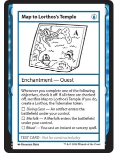 Map to Lorthos's Temple