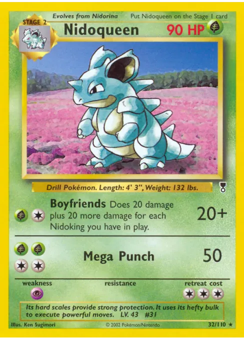 Nidoqueen - Reverse Holo