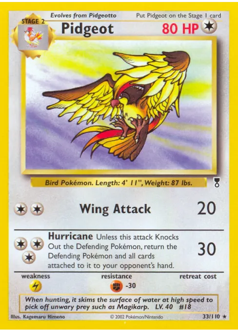 Pidgeot - Reverse Holo