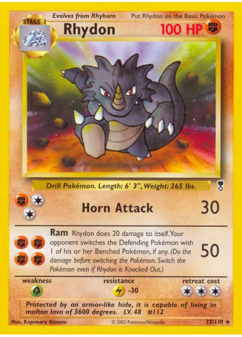 Rhydon - Reverse Holo