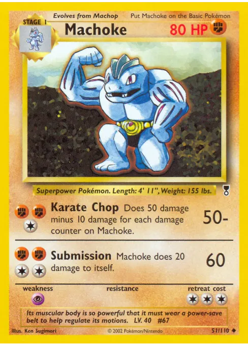 Machoke - Reverse Holo