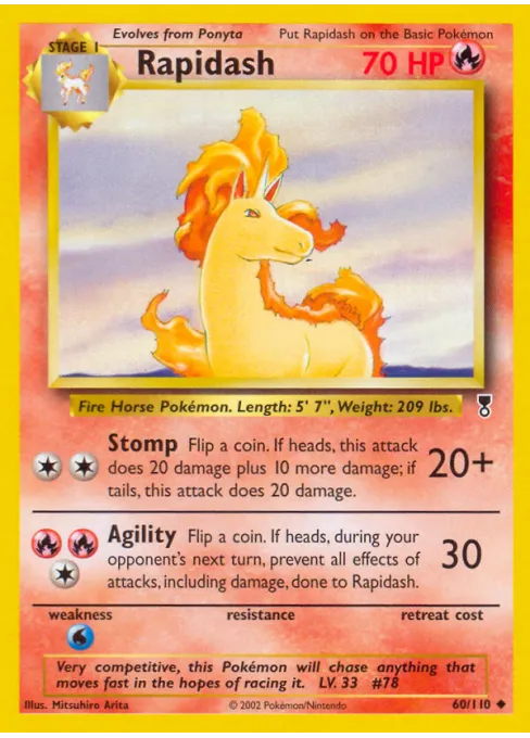 Rapidash - Reverse Holo
