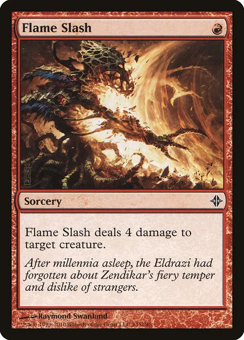 Flame Slash - Foil