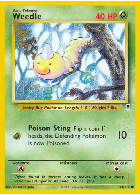 Weedle - Reverse Holo