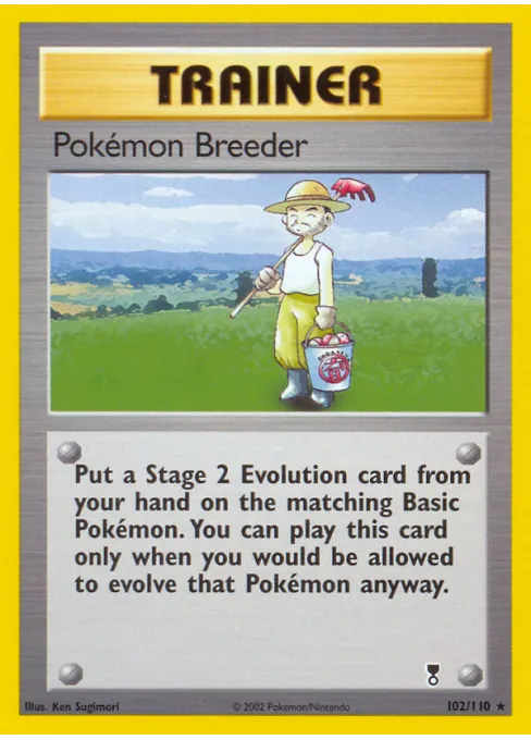 Pokémon Breeder - Reverse Holo