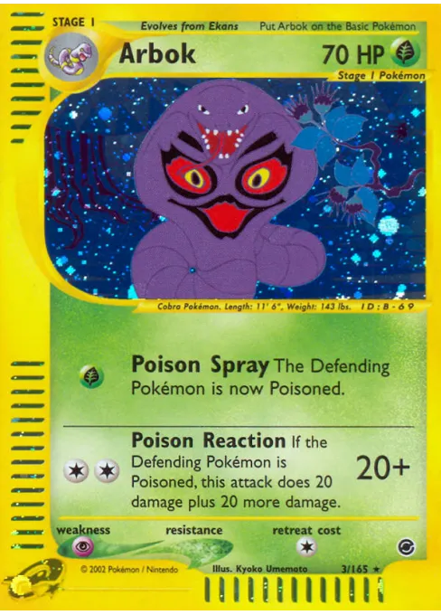 Arbok - Reverse Holo