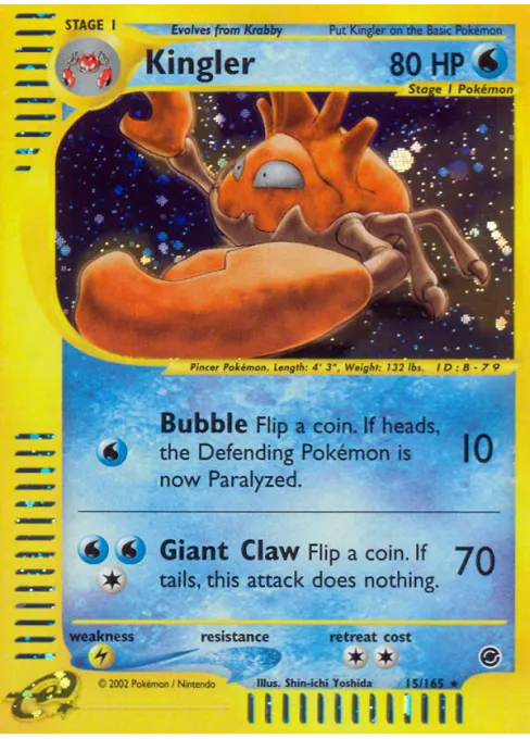 Kingler - Reverse Holo