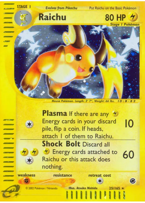 Raichu - Reverse Holo
