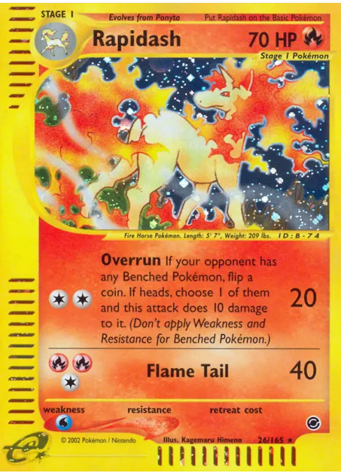 Rapidash - Reverse Holo