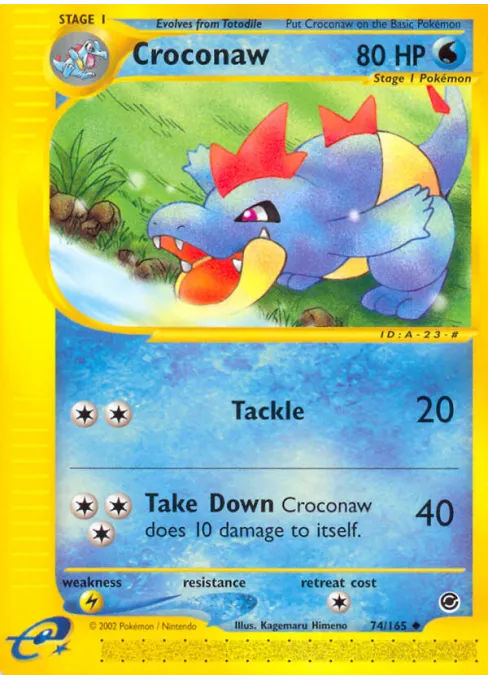 Croconaw - Reverse Holo