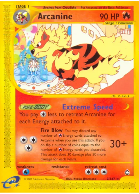 Arcanine - Reverse Holo