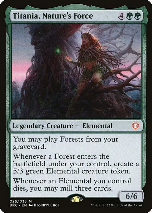 Titania, Nature's Force - Foil